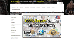 Desktop Screenshot of onlineanabolicshop.com