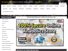 Tablet Screenshot of onlineanabolicshop.com